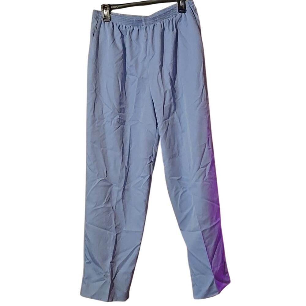 Alfred Dunner 18 Light Blue Elastic Waist Trousers [0198]